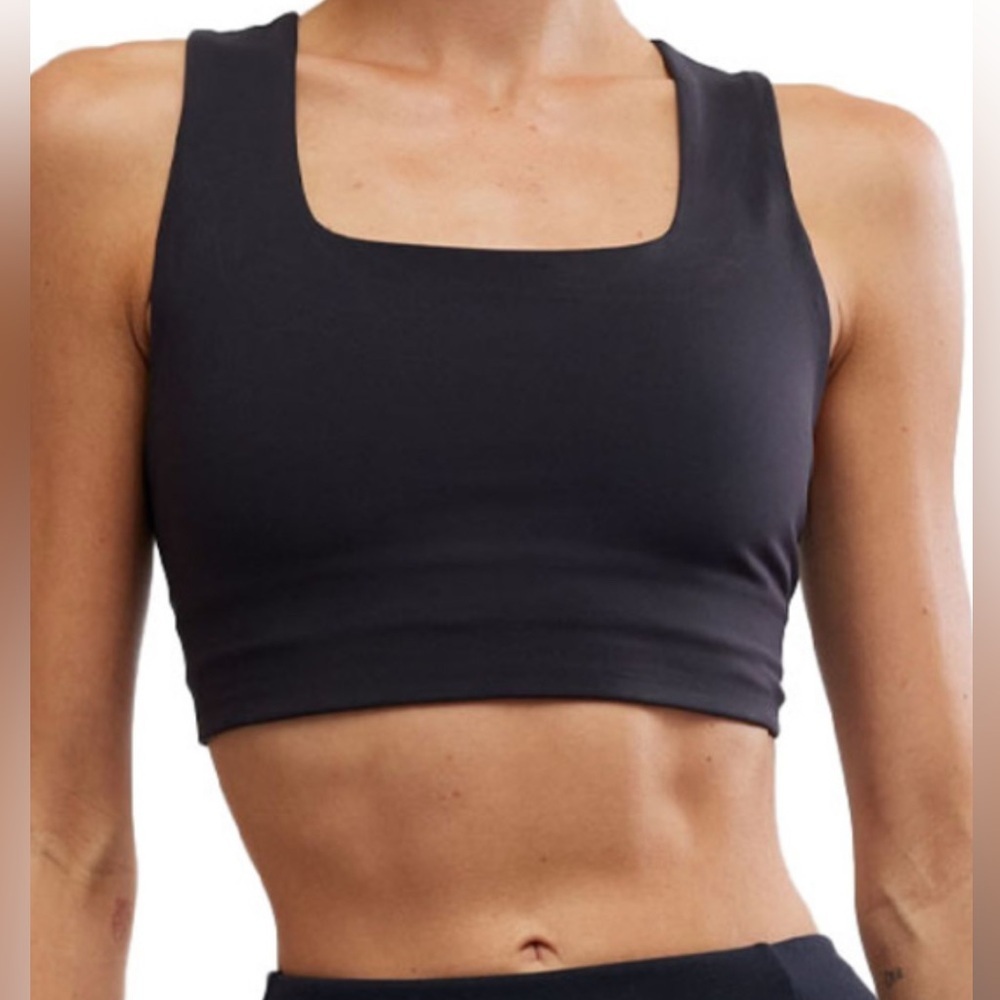 Free People Movement Blaze Yoga Sports Bra Black Size Large NEW No Tags
